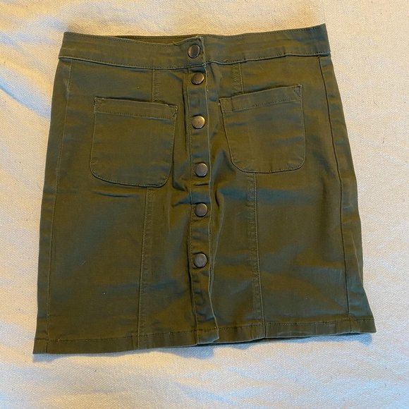 American Brazi Button Up Skirt - Picture 2 of 4